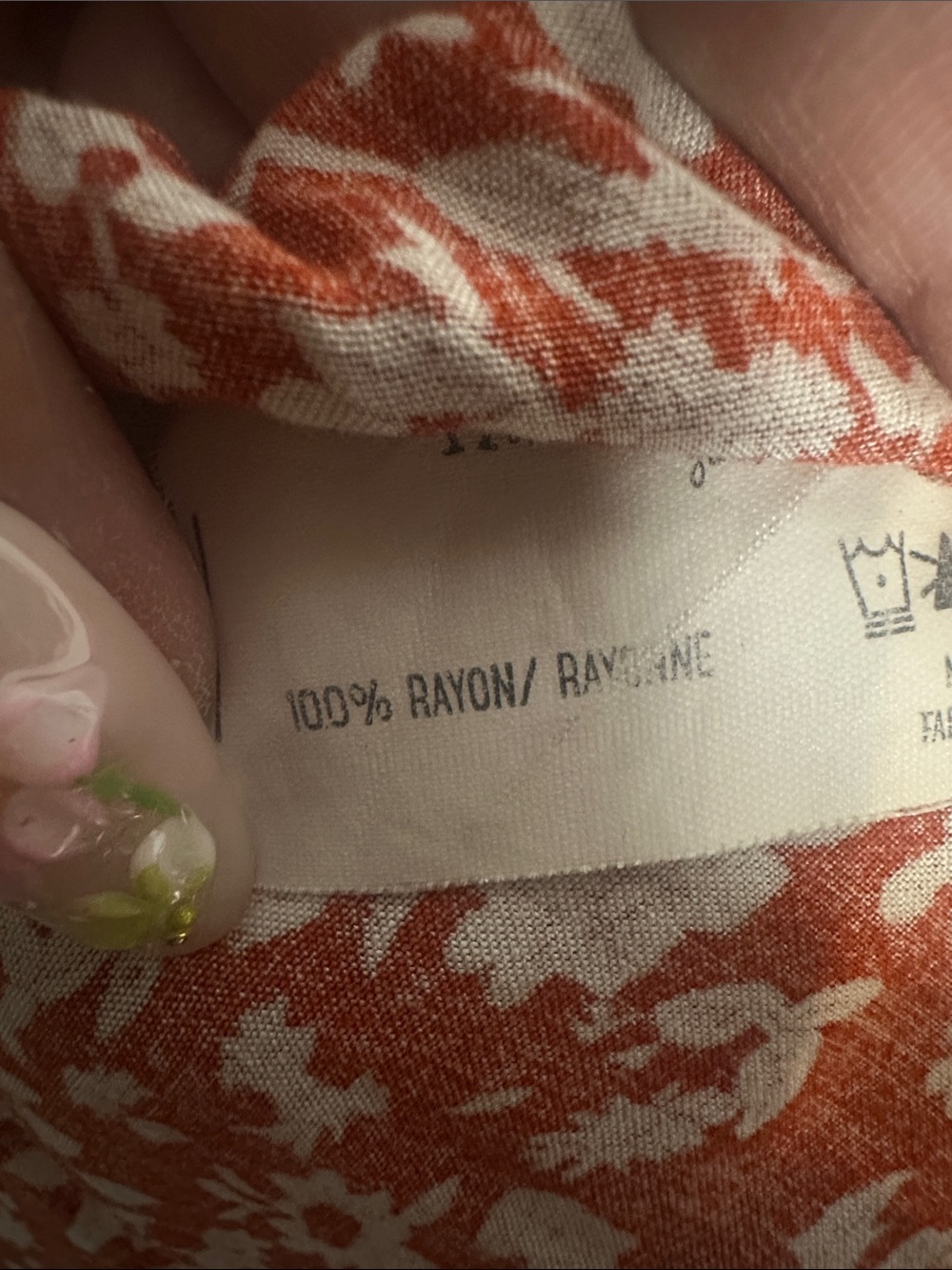 NATURAL LIFE Rust Floral Spaghetti-Strap Maxi Dress with pockets - Picture 7 of 7